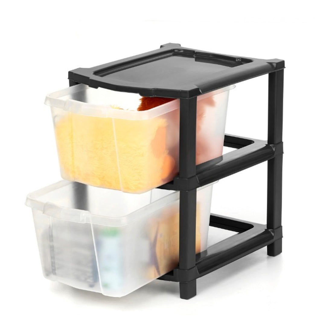 PALAK 2XL Classic Transparent Drawer Storage Unit