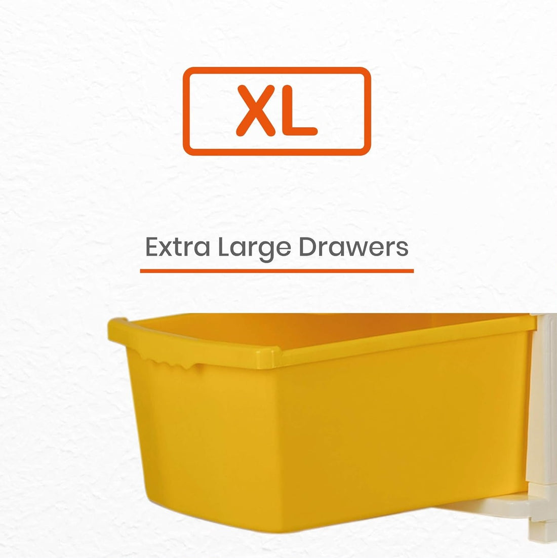 PALAK 4XL Classic Drawer Storage Unit (Yellow)