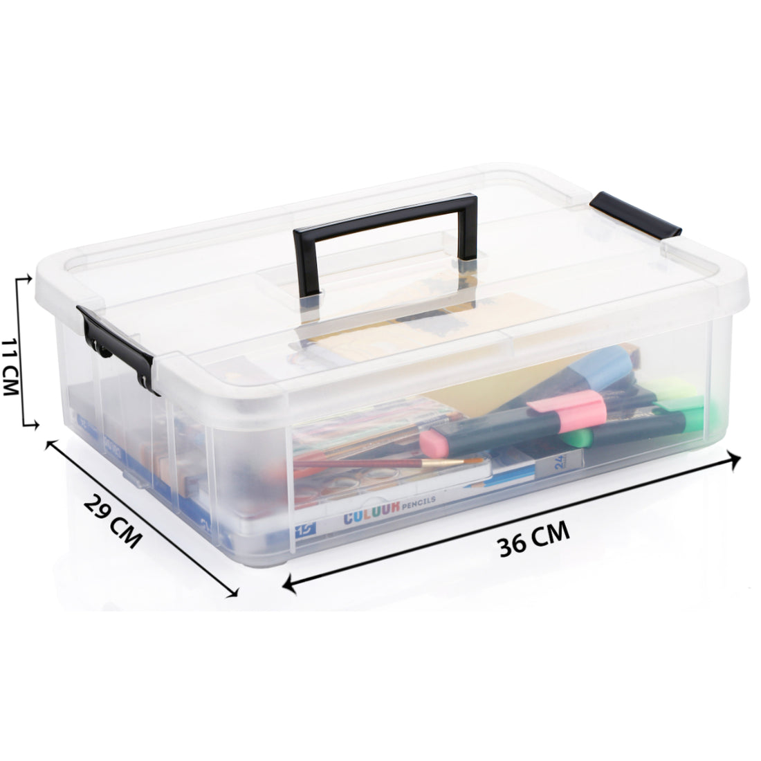 PALAK Plastic Utility Container  - 10 L (Black)