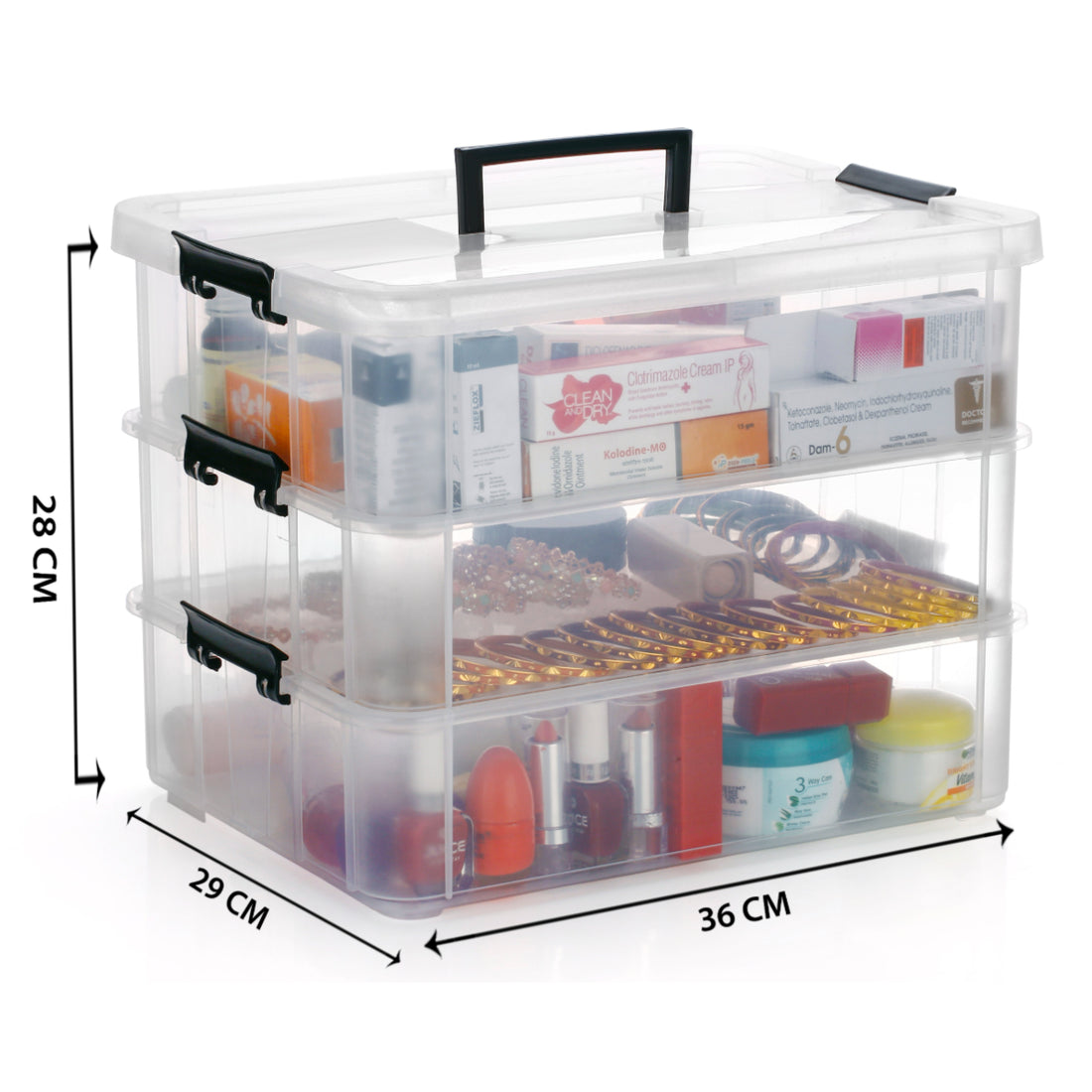 PALAK Plastic Utility Container  - 30 L (Black)
