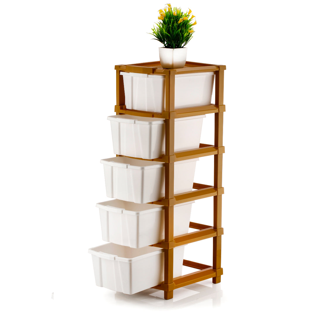 PALAK 5XL Classic Drawer Storage Unit – New Edition (White)
