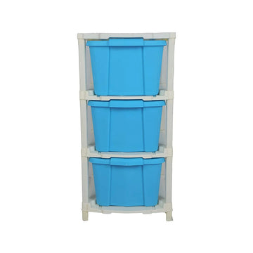 PALAK 3XL Classic Drawer Storage Unit (Blue)