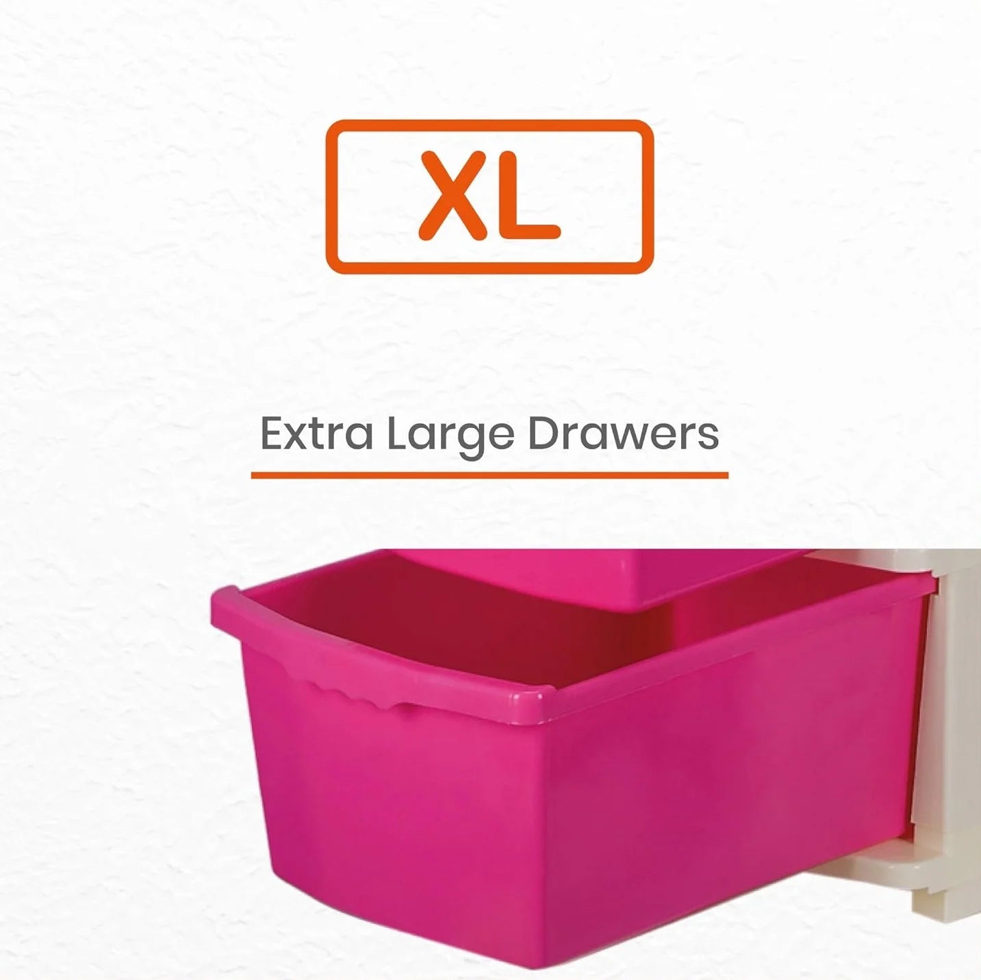 PALAK 3XL Classic Drawer Storage Unit (Pink)