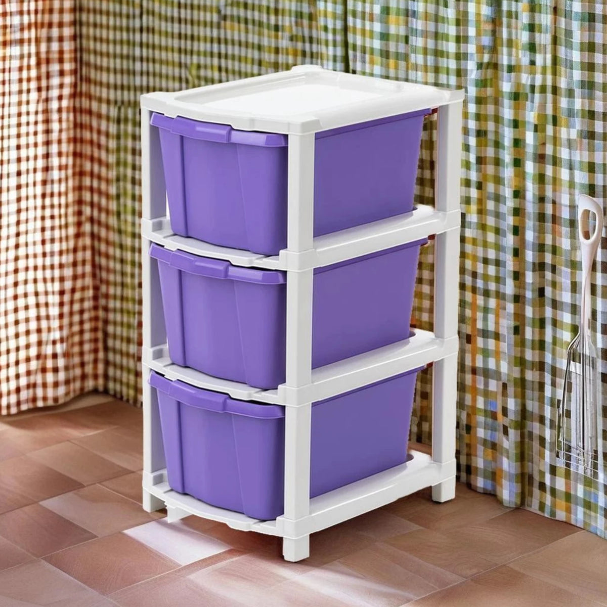 PALAK 4XL Classic Drawer Storage Unit (Purple)