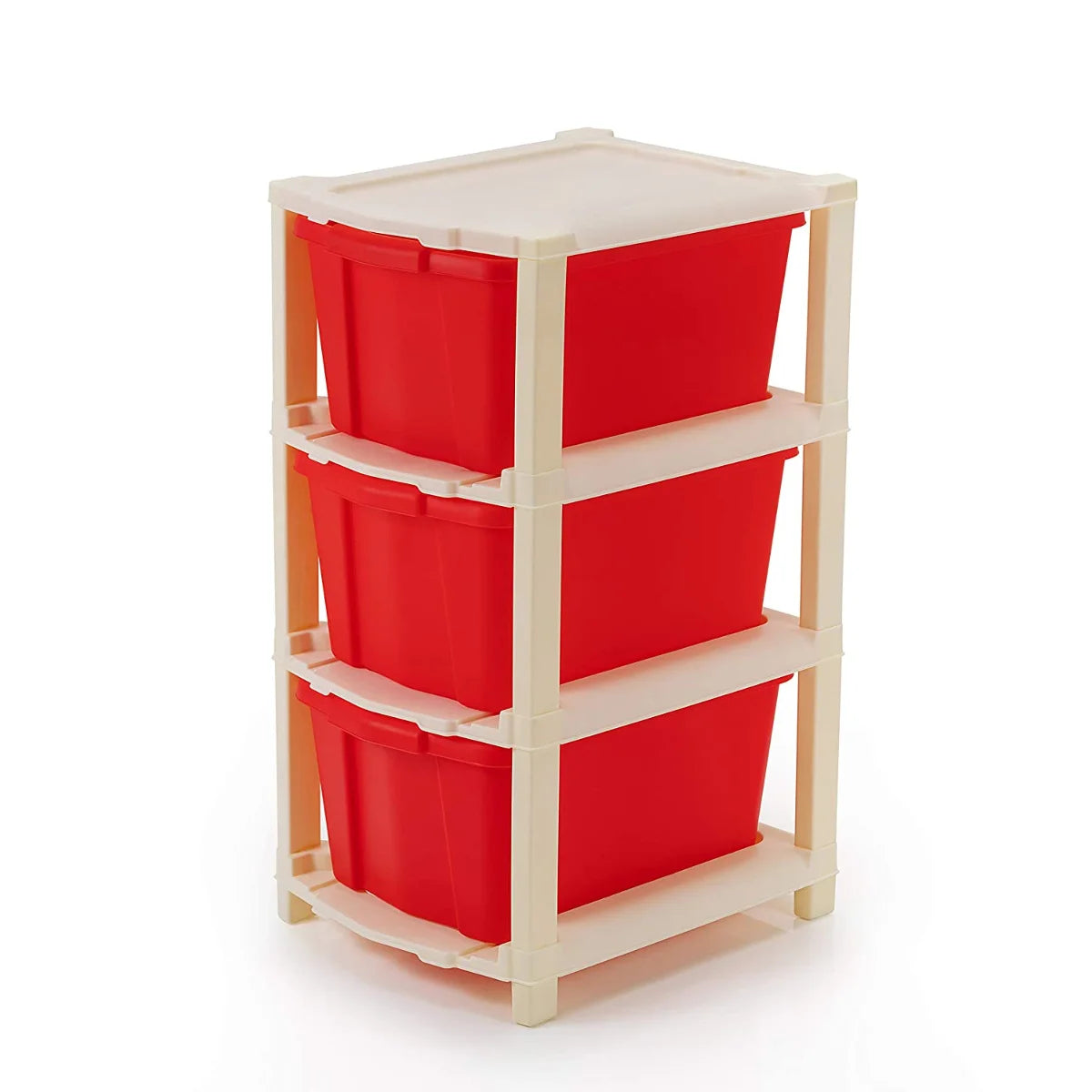PALAK 3XL Classic Drawer Storage Unit (Red)