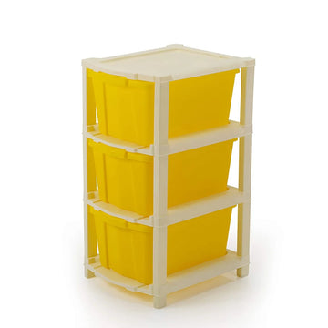 PALAK 3XL Classic Drawer Storage Unit (Yellow)