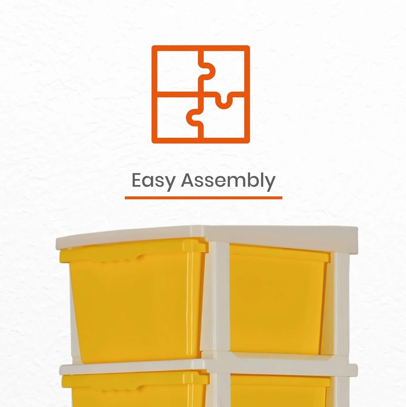 PALAK 3XL Classic Drawer Storage Unit (Yellow)