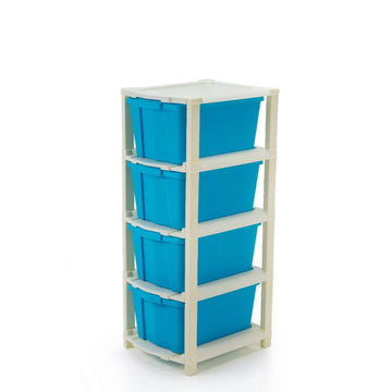 PALAK 4XL Classic Drawer Storage Unit (Blue)