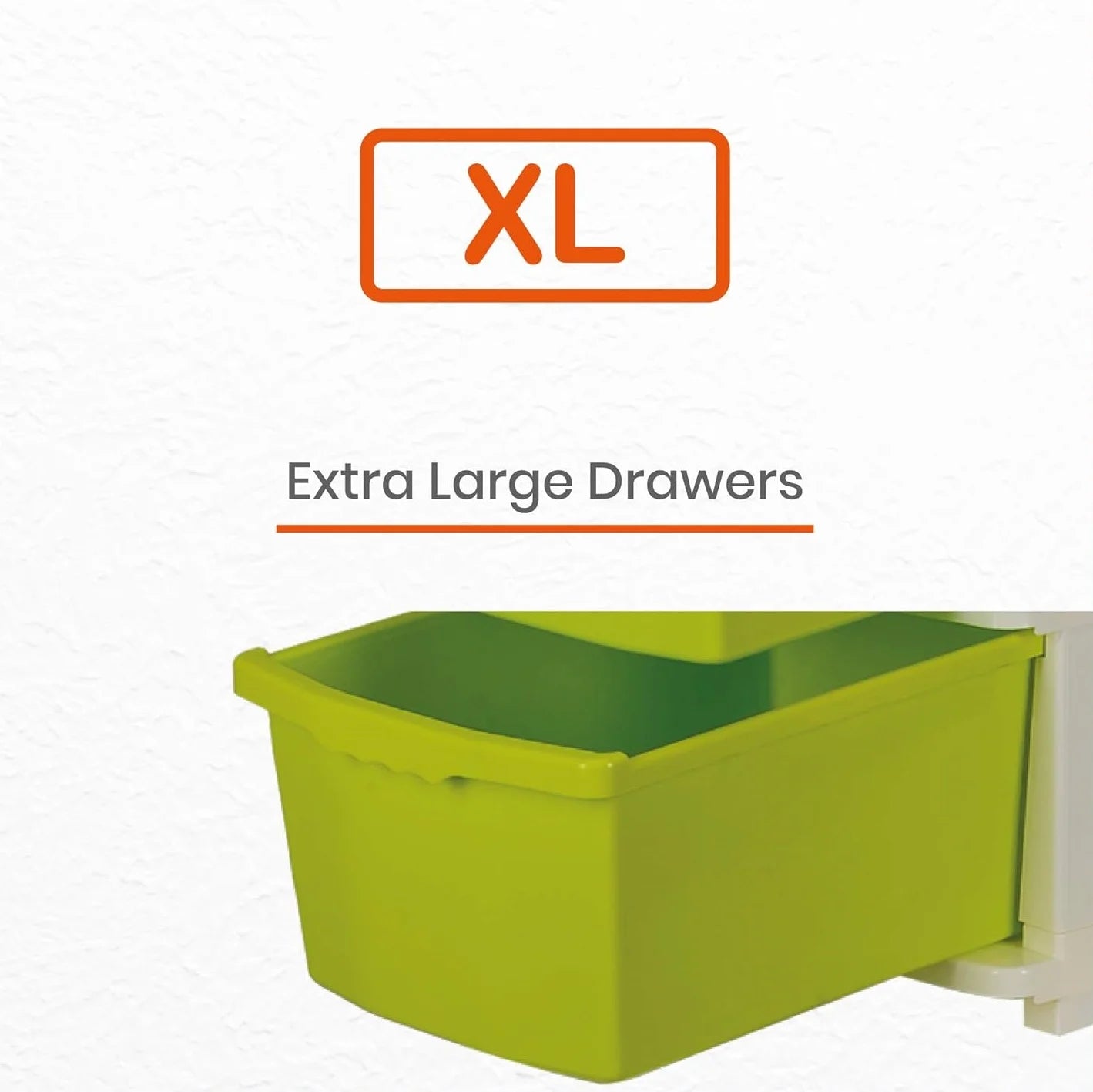 PALAK 4XL Classic Drawer Storage Unit (Green)