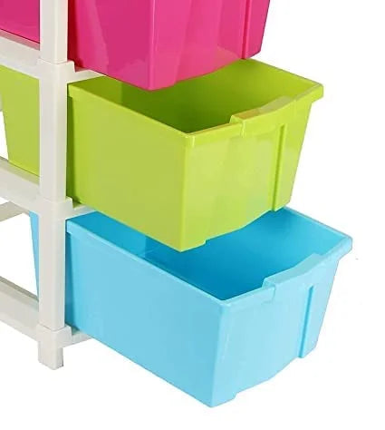 PALAK 4XL Classic Drawer Storage Unit (Multicolor)