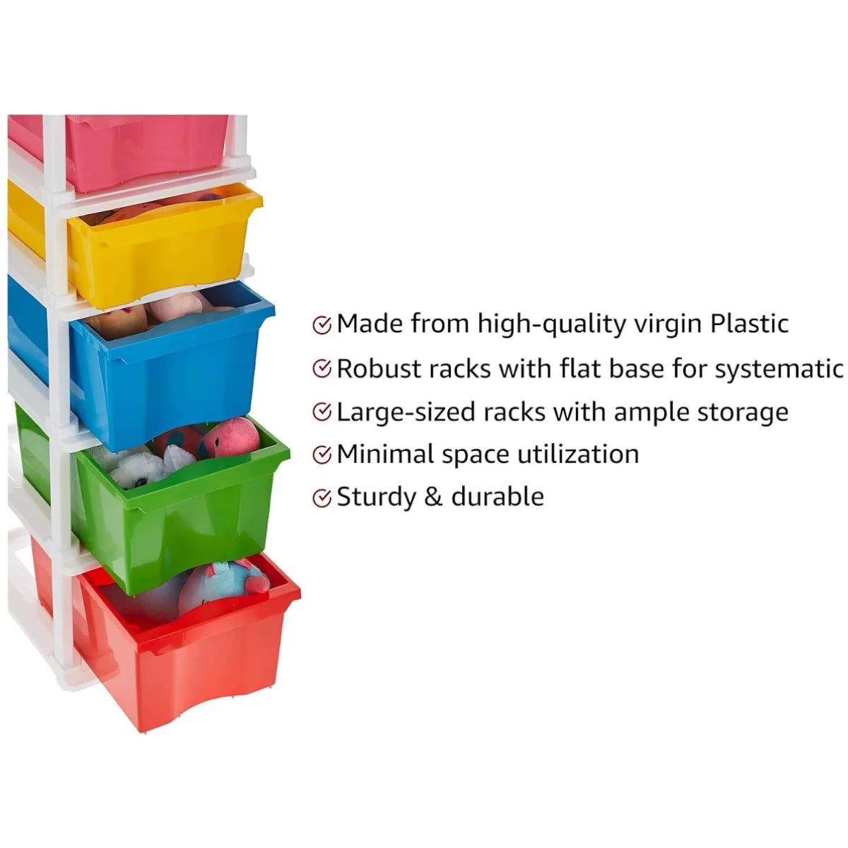 PALAK 4XL Classic Drawer Storage Unit (Multicolor)