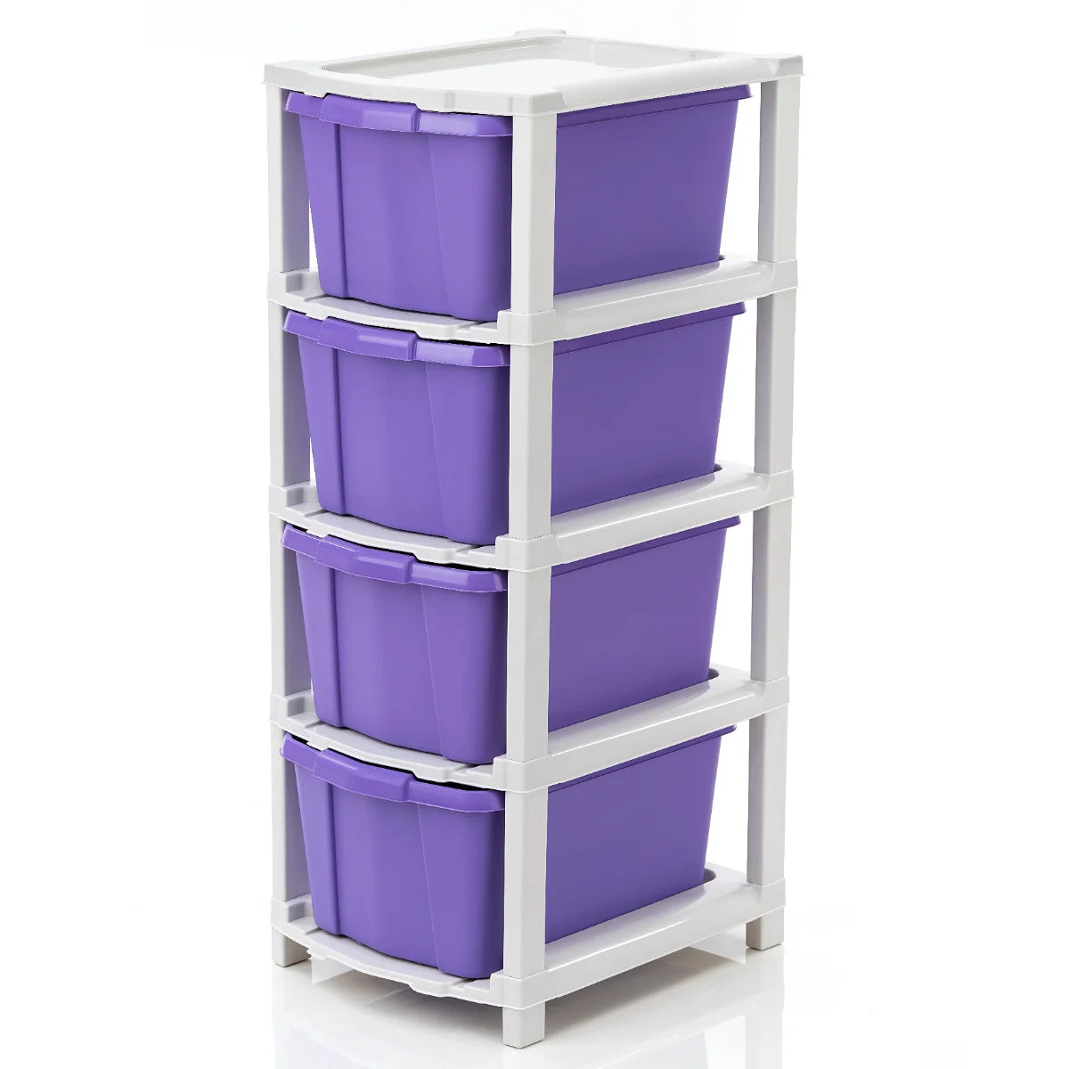 PALAK 4XL Classic Drawer Storage Unit (Purple)