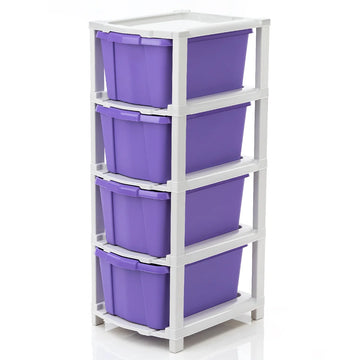 PALAK 4XL Classic Drawer Storage Unit (Purple)