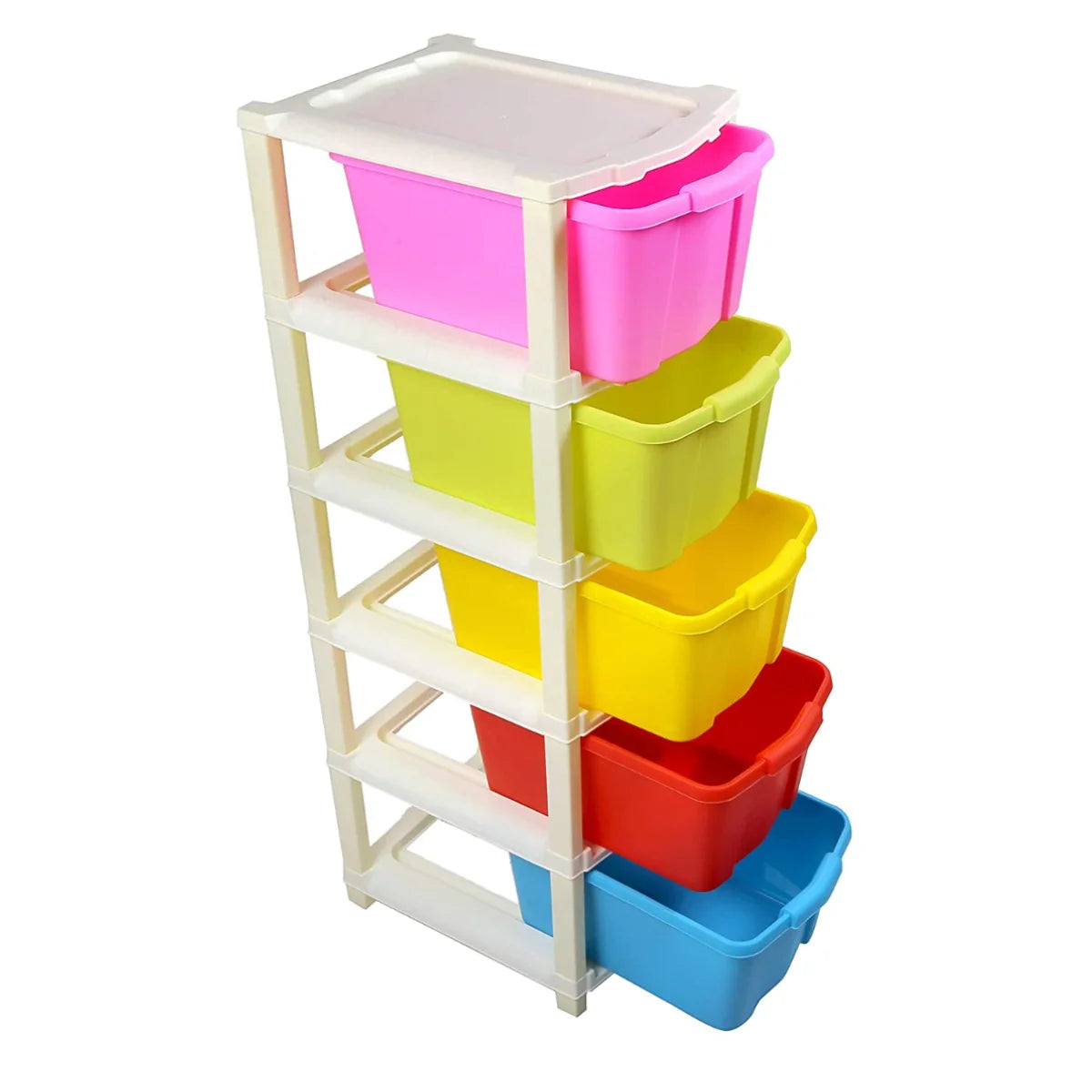 PALAK 5XL Classic Drawer Storage Unit (Multicolor)