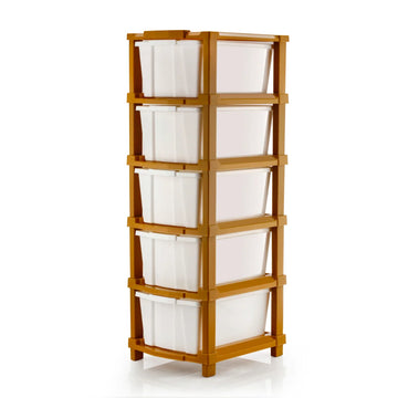 PALAK 5XL Classic Drawer Storage Unit – New Edition (White)