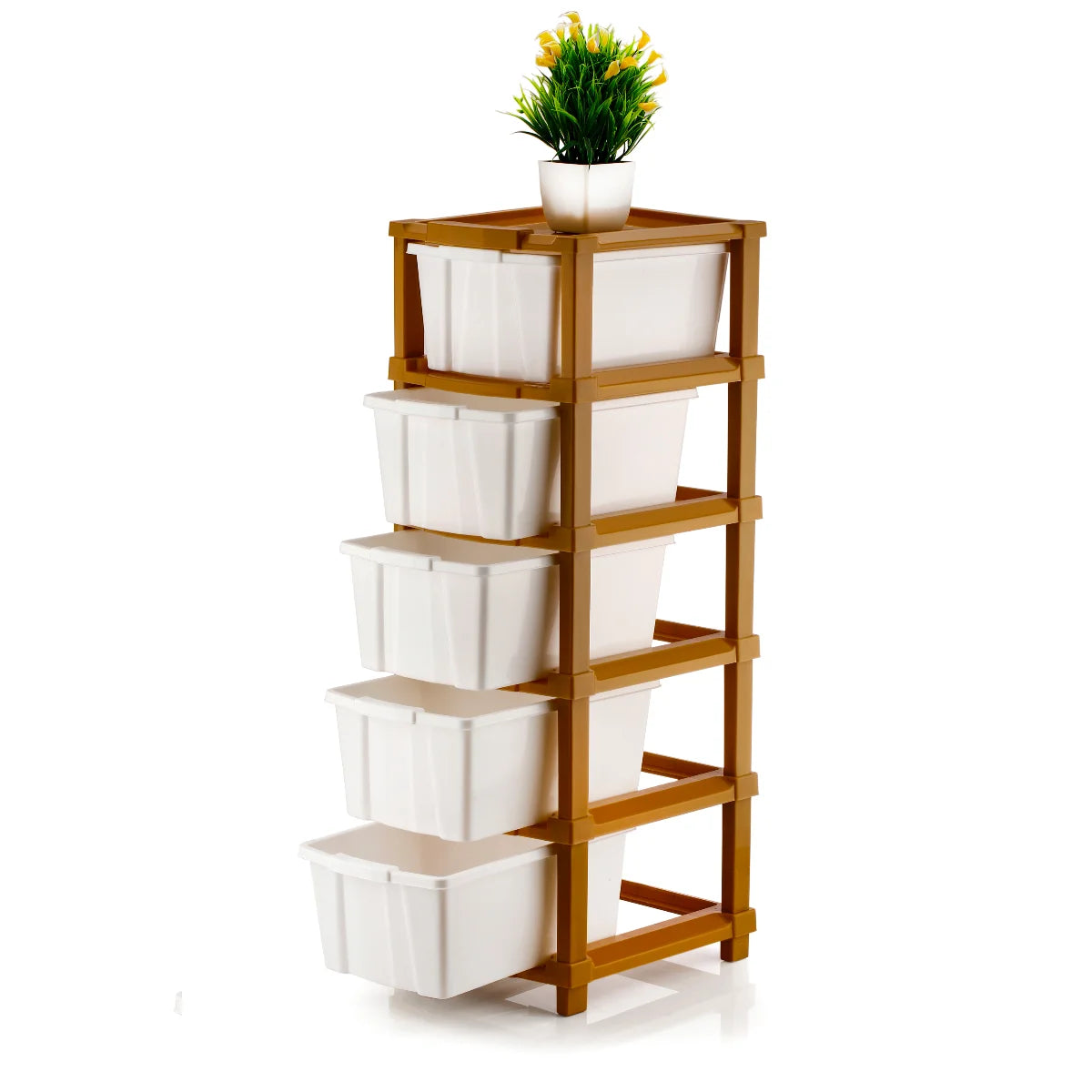 PALAK 5XL Classic Drawer Storage Unit – New Edition (White)