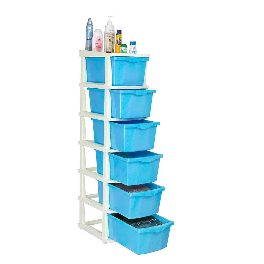 PALAK 6XL Classic Drawer Storage Unit (Blue)