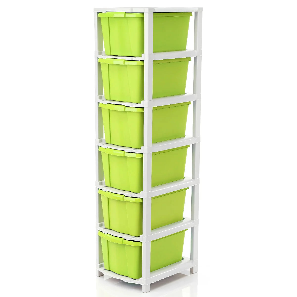 PALAK 6XL Classic Drawer Storage Unit (Green)