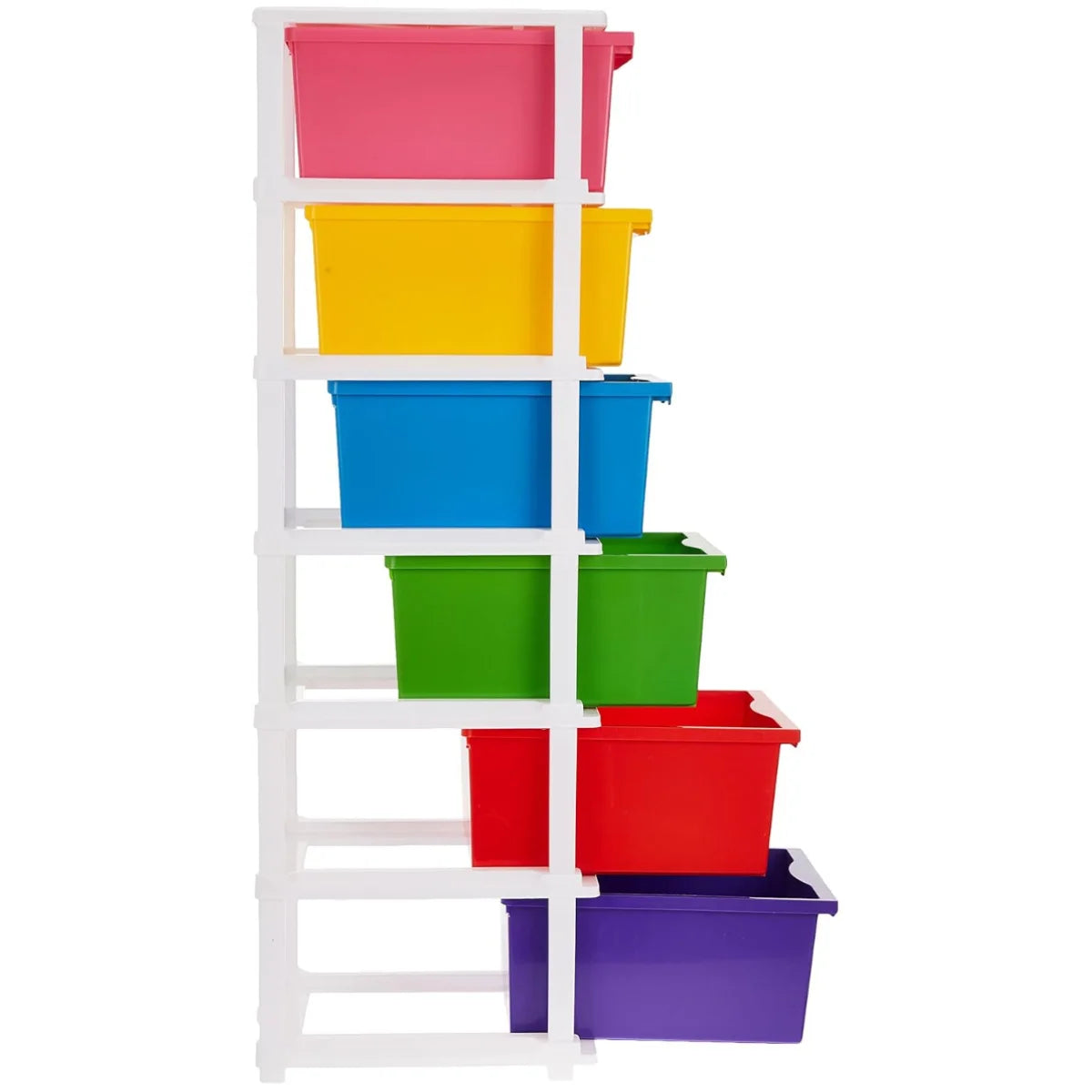 PALAK 6XL Classic Drawer Storage Unit (Multicolor)