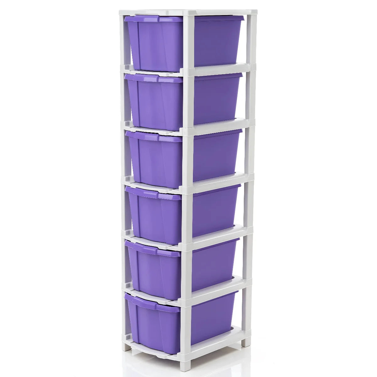PALAK 6XL Classic Drawer Storage Unit (Purple)