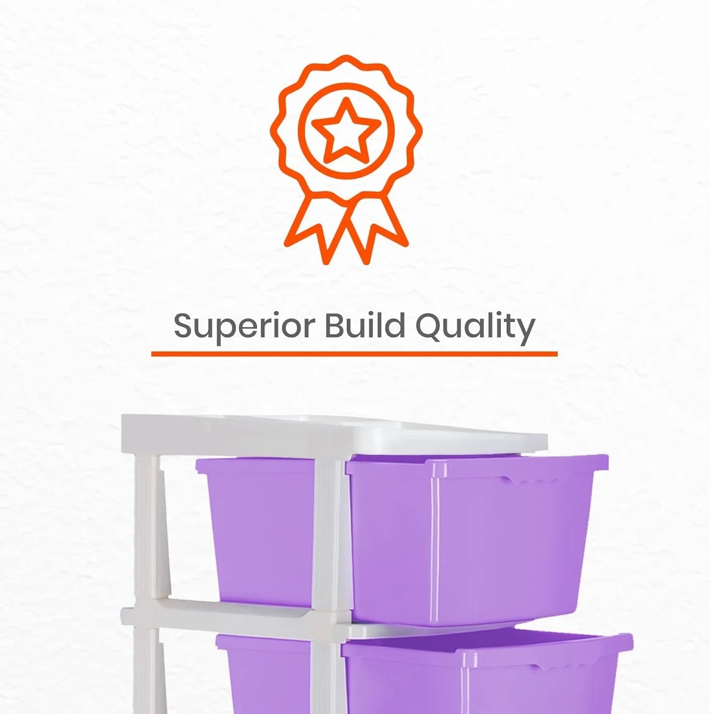 PALAK 6XL Classic Drawer Storage Unit (Purple)