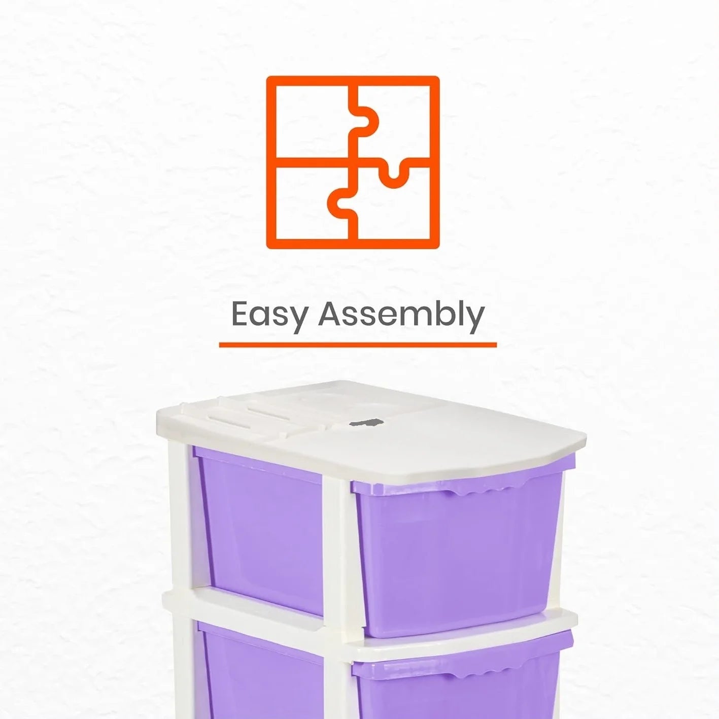 PALAK 6XL Classic Drawer Storage Unit (Purple)
