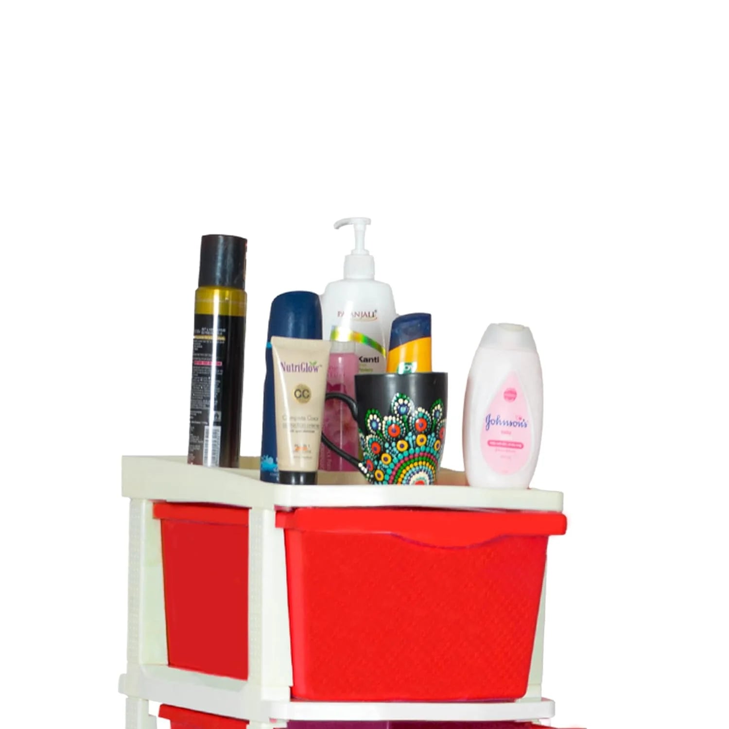 PALAK 6XL Classic Drawer Storage Unit (Red)