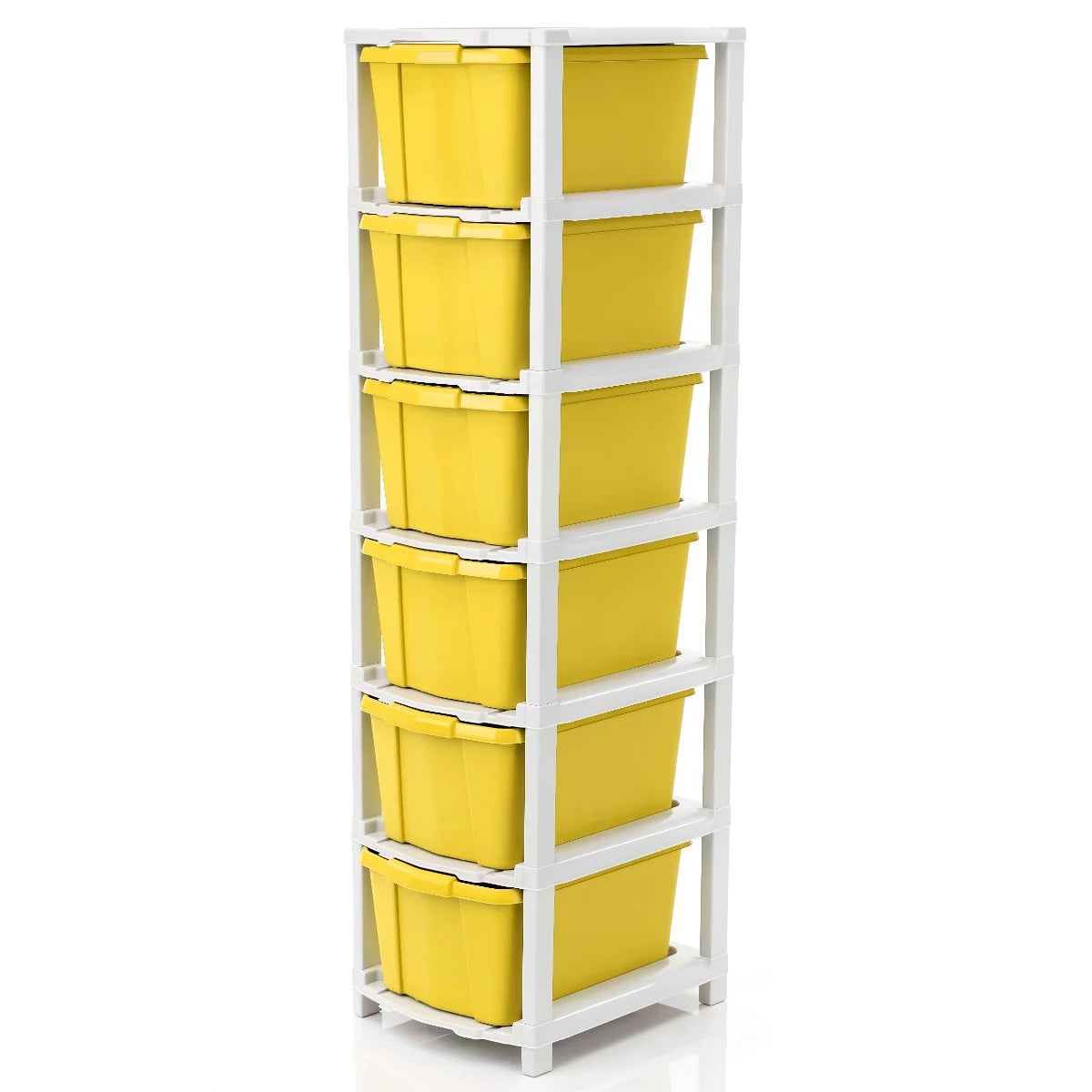 PALAK 6XL Classic Drawer Storage Unit (Yellow)