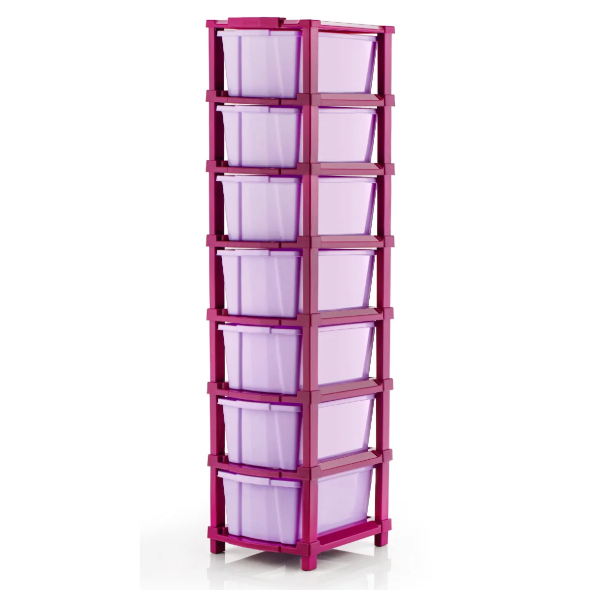 PALAK 7XL Classic Drawer Storage Unit – New Edition (Maganta)