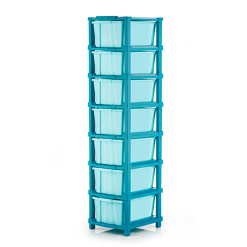 PALAK 7XL Classic Drawer Storage Unit – New Edition (Blue)