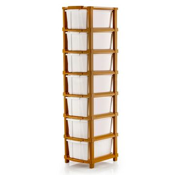 PALAK 7XL Classic Drawer Storage Unit – New Edition (White)