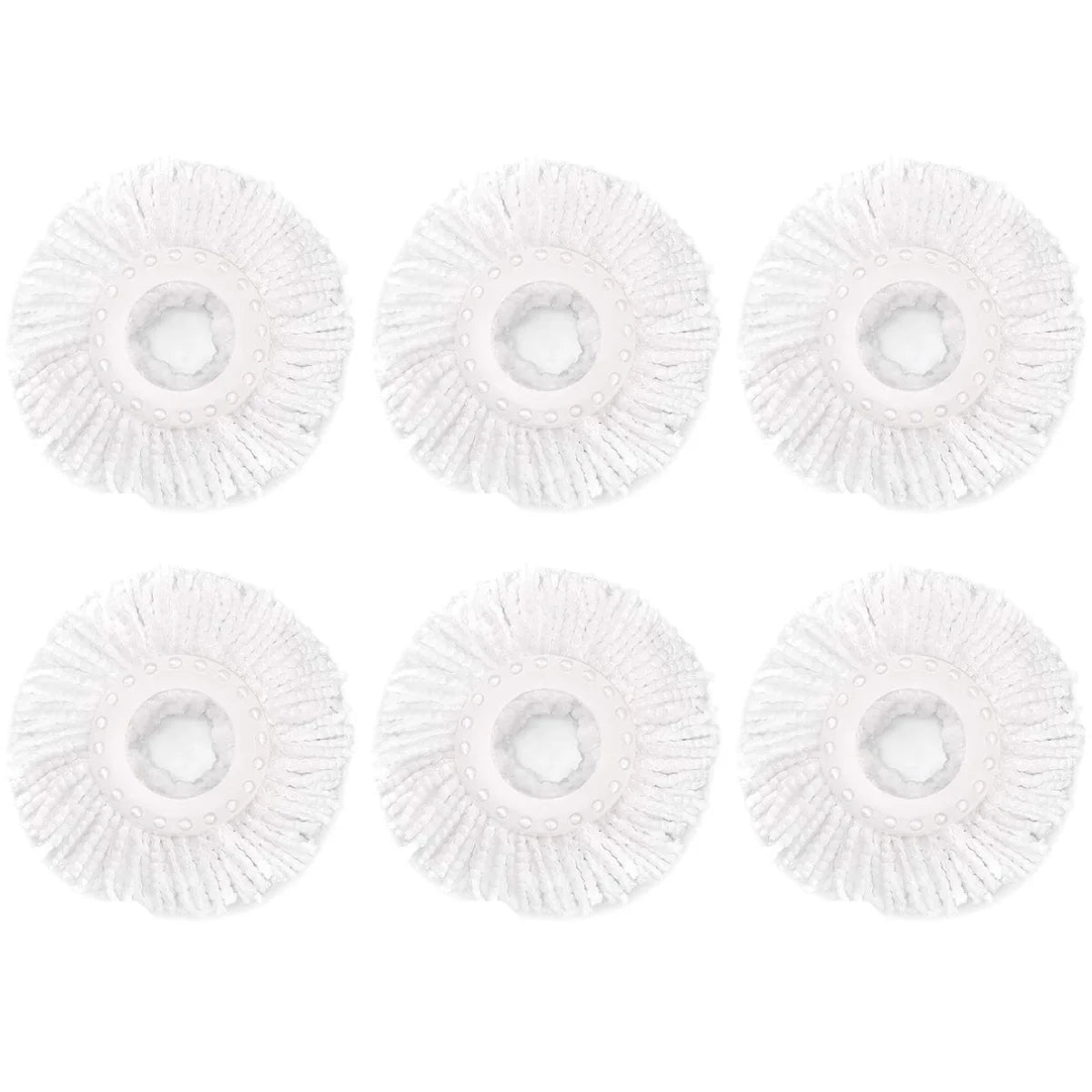 PALAK Spin Mop Refill Pack for Mopping Set, Microfiber Mop Refill Heads for Floor Cleaning (4 Pieces)