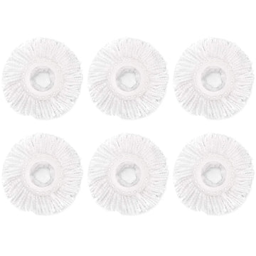 PALAK Spin Mop Refill Pack for Mopping Set, Microfiber Mop Refill Heads for Floor Cleaning (4 Pieces)
