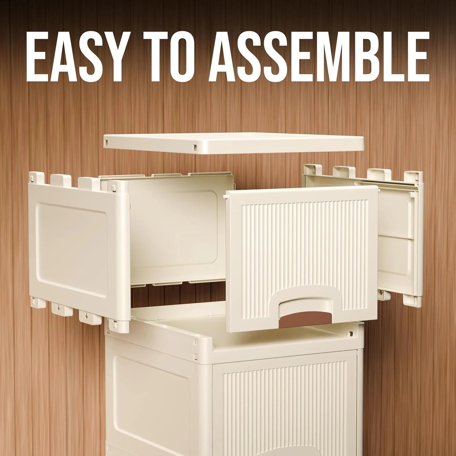 PALAK 2XL Royal Cabinet Drawer Storage Unit (White)