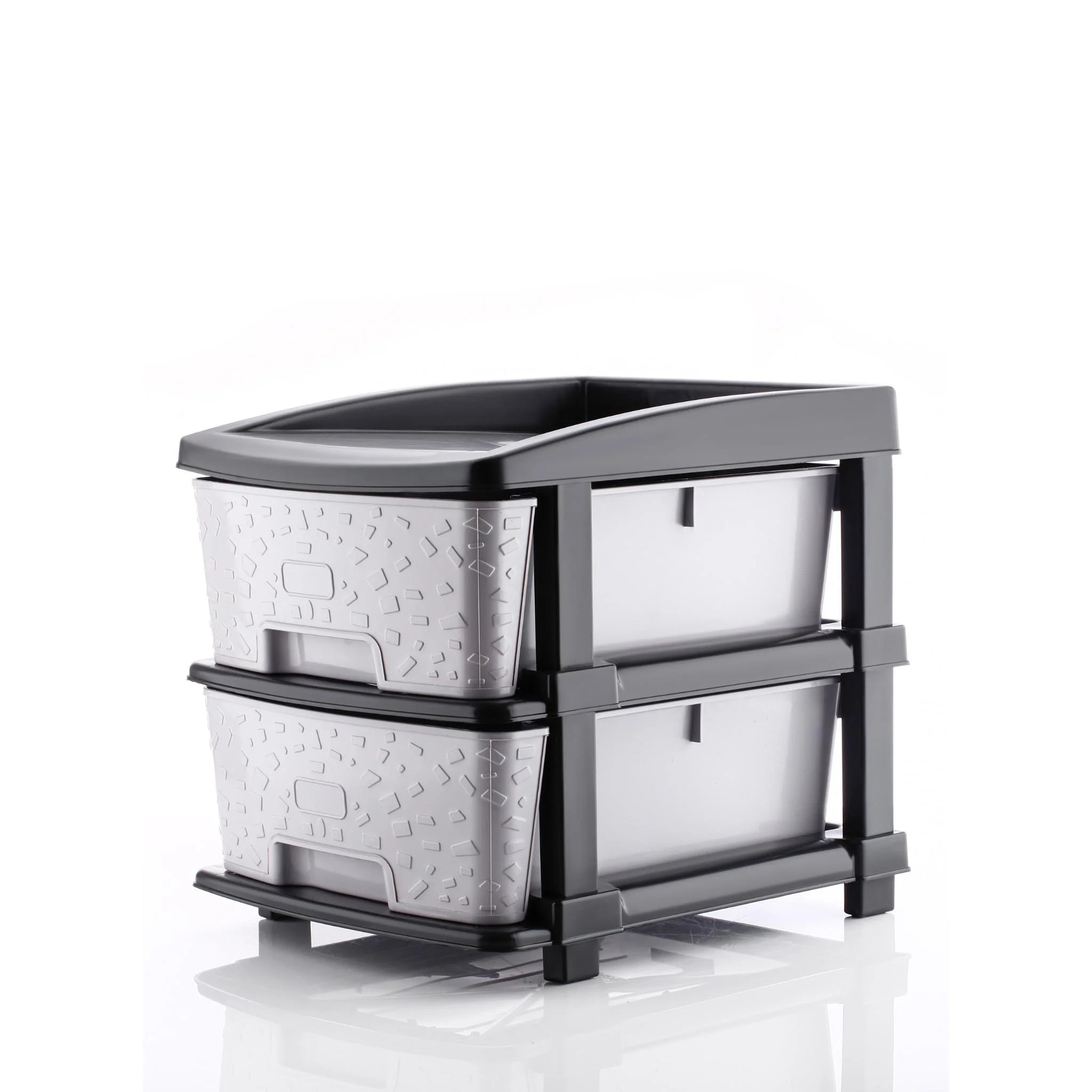 PALAK 2XL Stone Drawer Storage Unit (Grey)