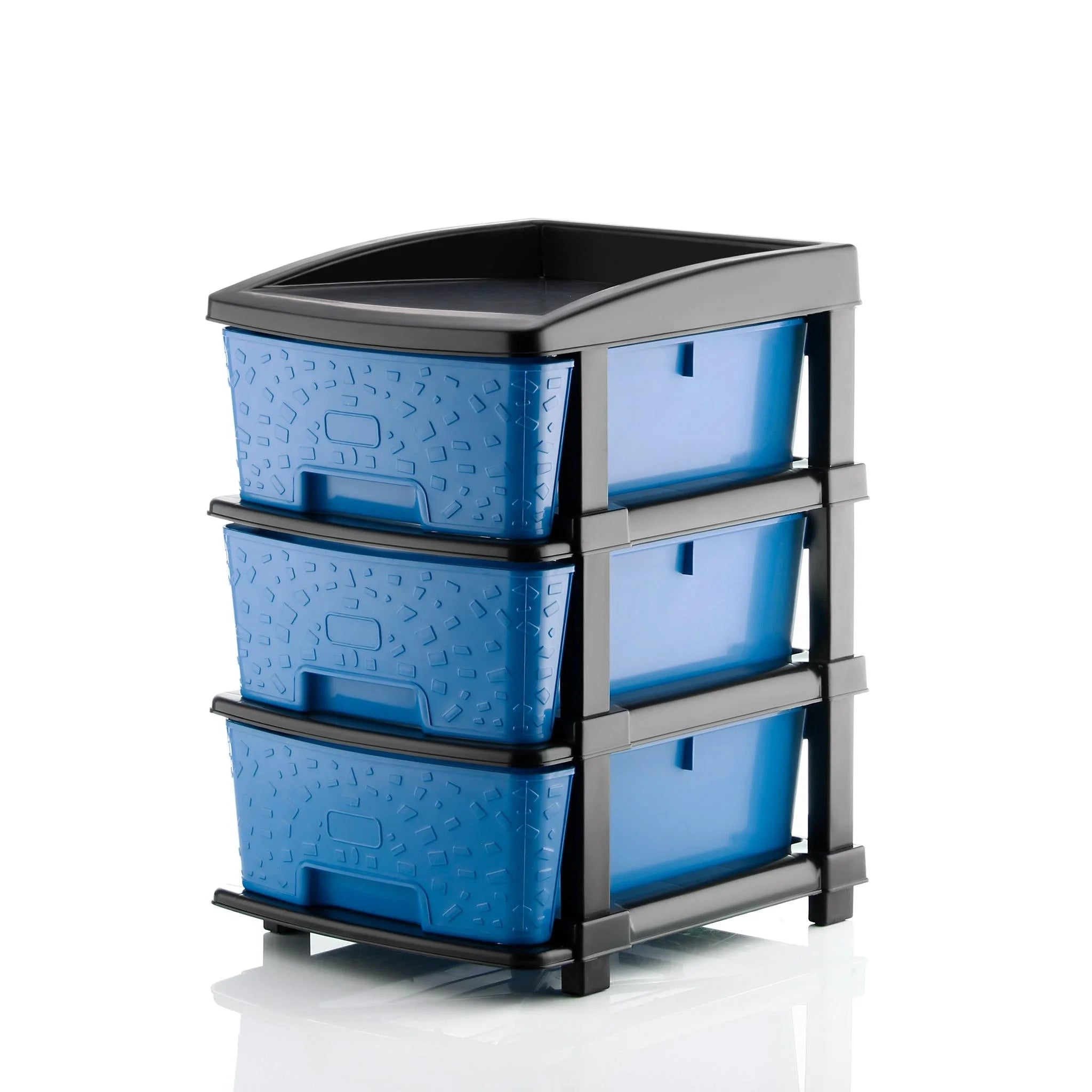 PALAK 3XL Stone Drawer Storage Unit (Blue)