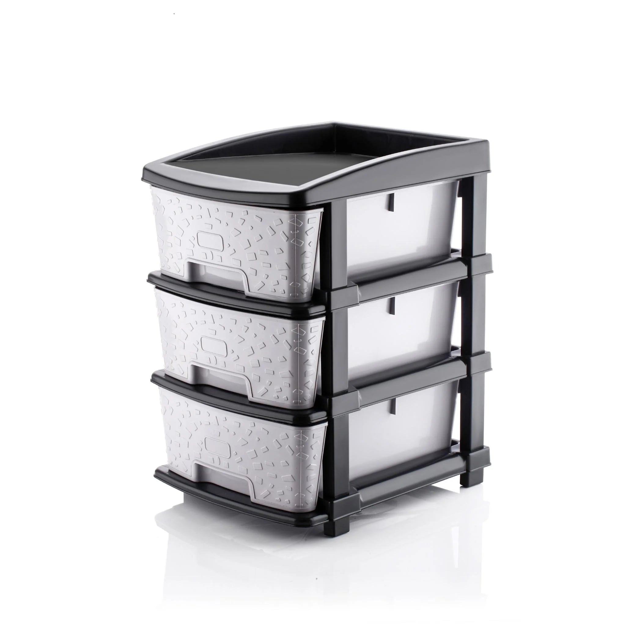 PALAK 3XL Stone Drawer Storage Unit (Grey)