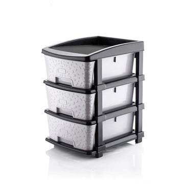 PALAK 3XL Stone Drawer Storage Unit (Grey)
