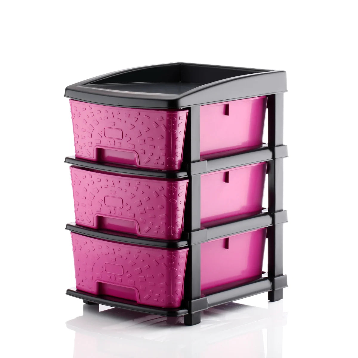 PALAK 3XL Stone Drawer Storage Unit (Pink)