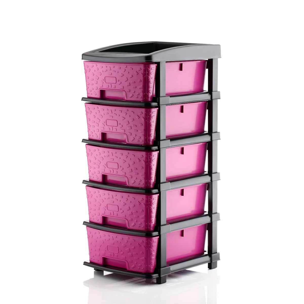 PALAK 5XL Stone Drawer Storage Unit (Pink)