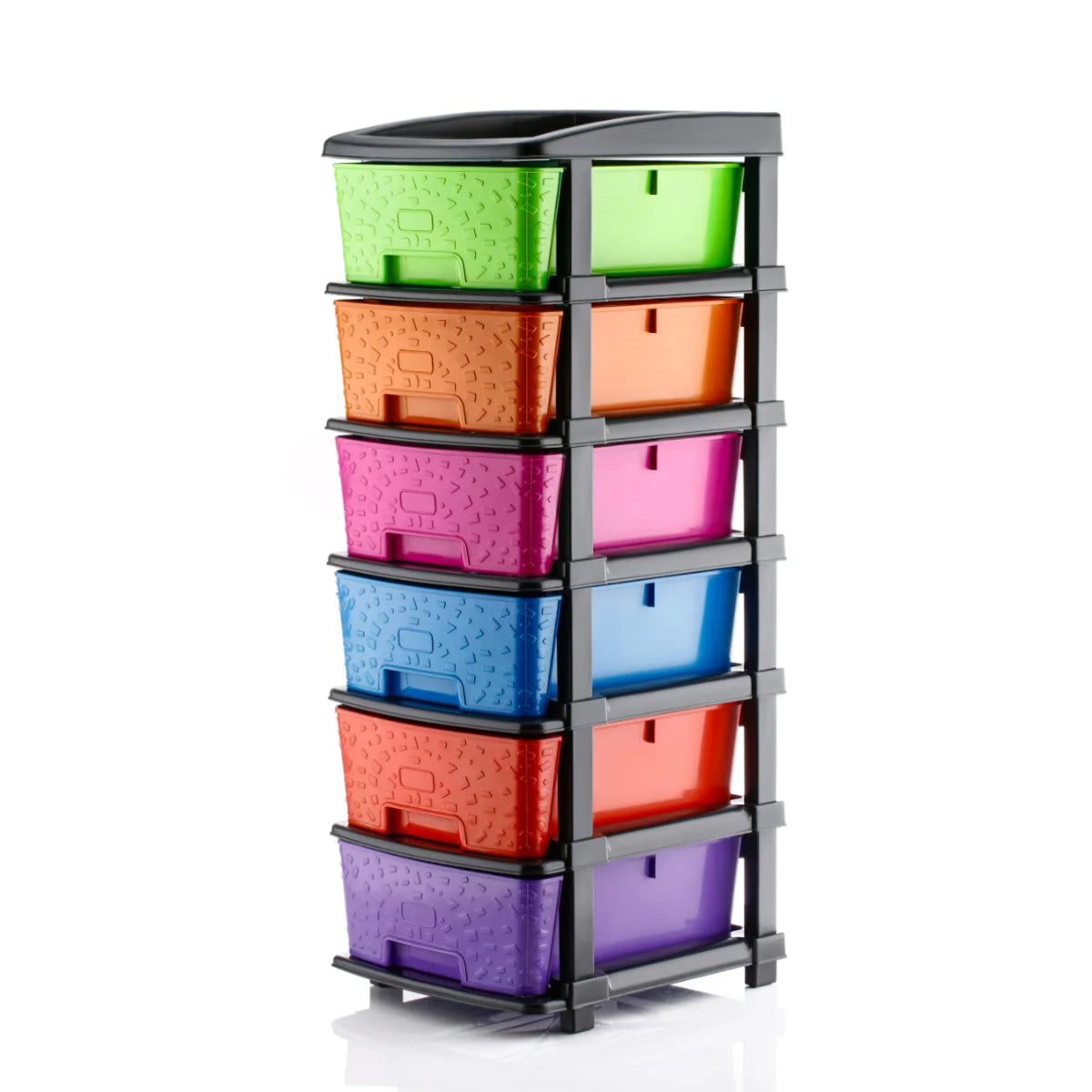 PALAK 6XL Stone Drawer Storage Unit (Multicolor)