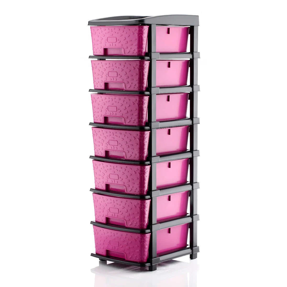 PALAK 7XL Stone Drawer Storage Unit (Pink)