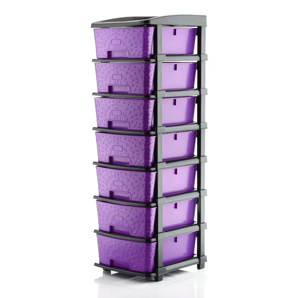 PALAK 7XL Stone Drawer Storage Unit (Purple)