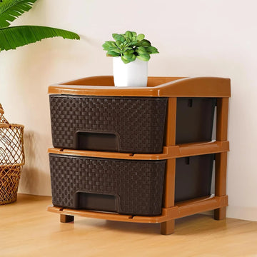 PALAK 2XL Super Drawer Storage Unit (Brown)