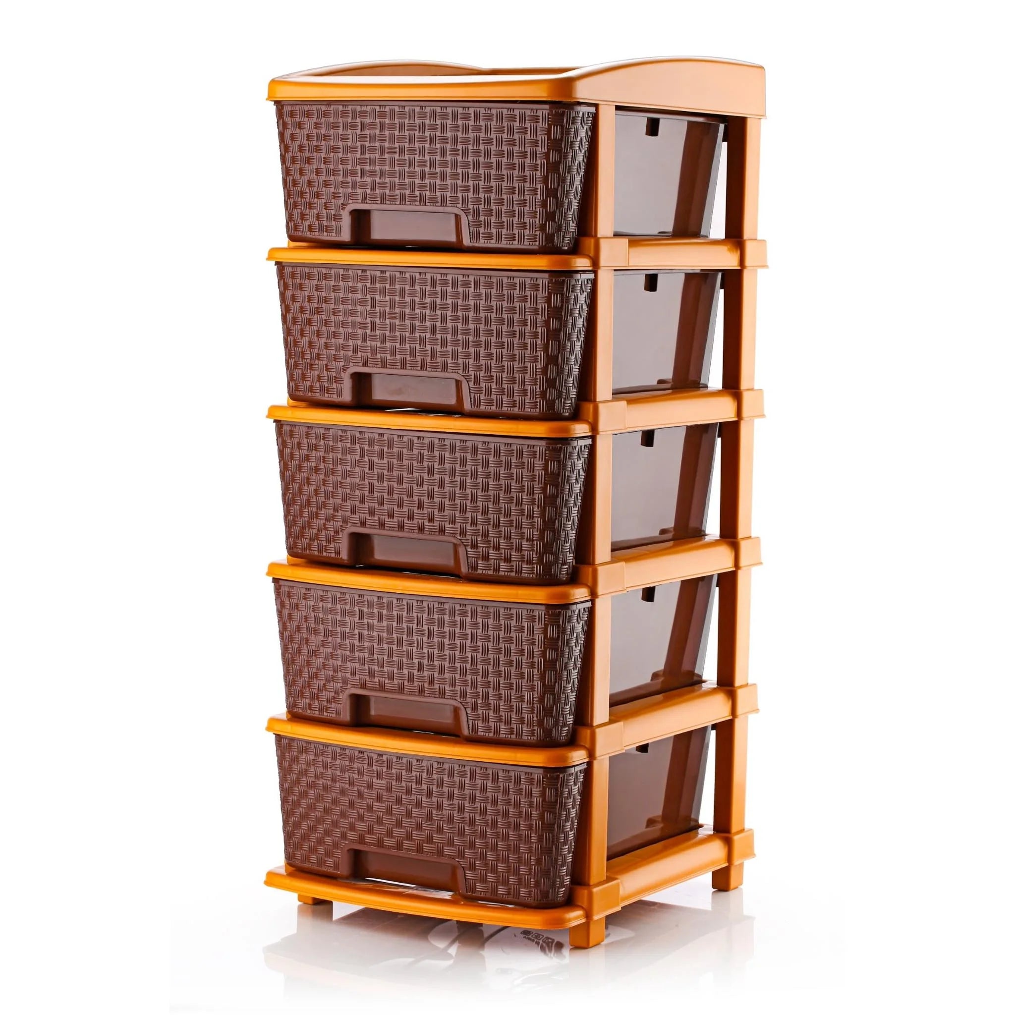 PALAK 5XL Super Drawer Storage Unit (Brown)