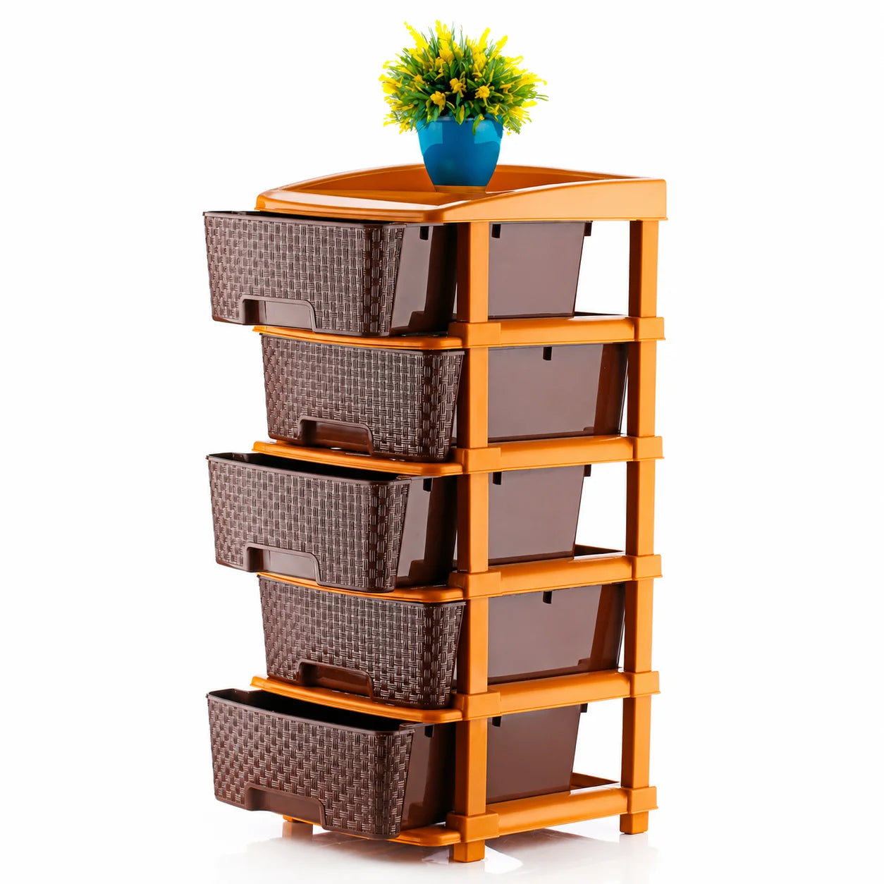 PALAK 5XL Super Drawer Storage Unit (Brown)