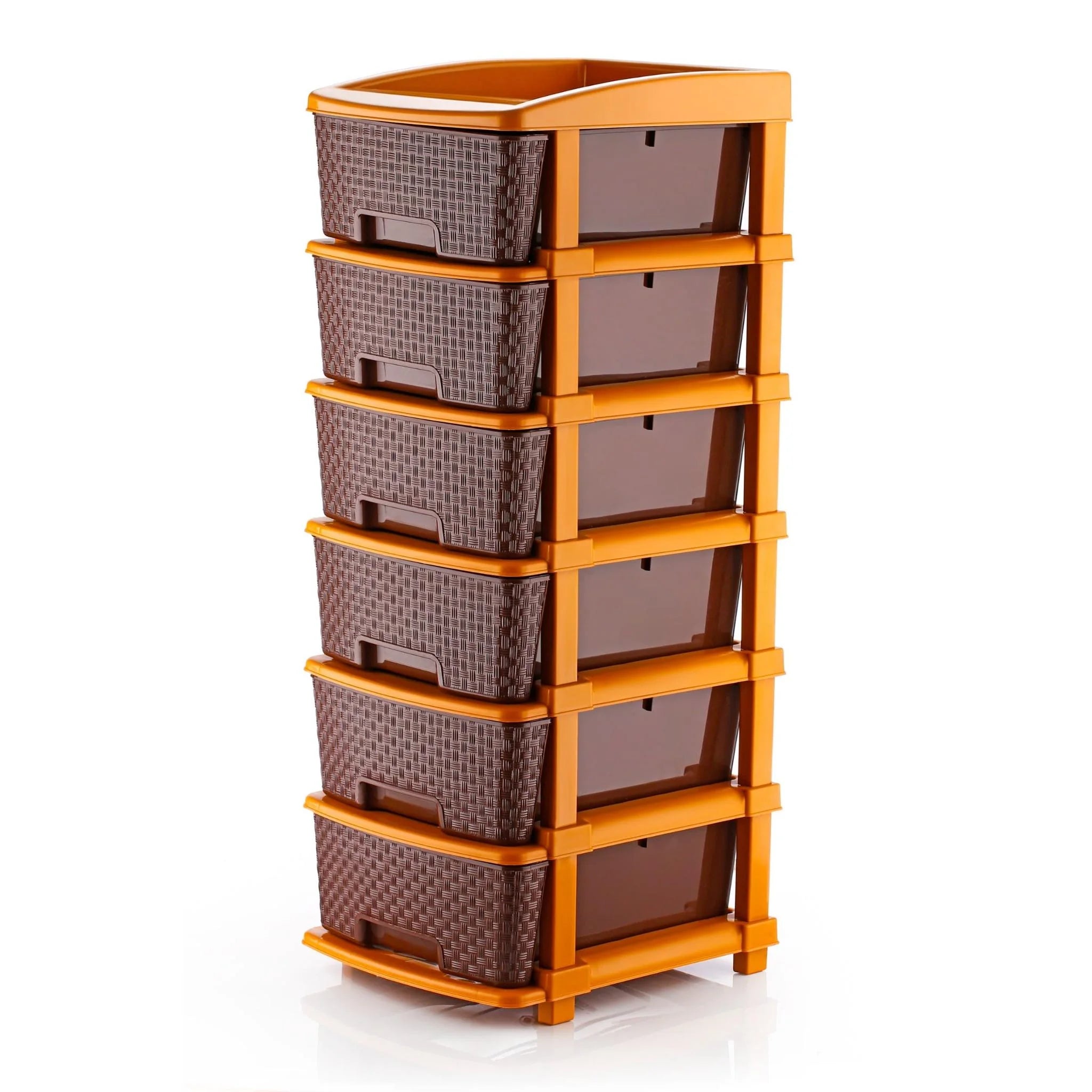 PALAK 6XL Super Drawer Storage Unit (Brown)