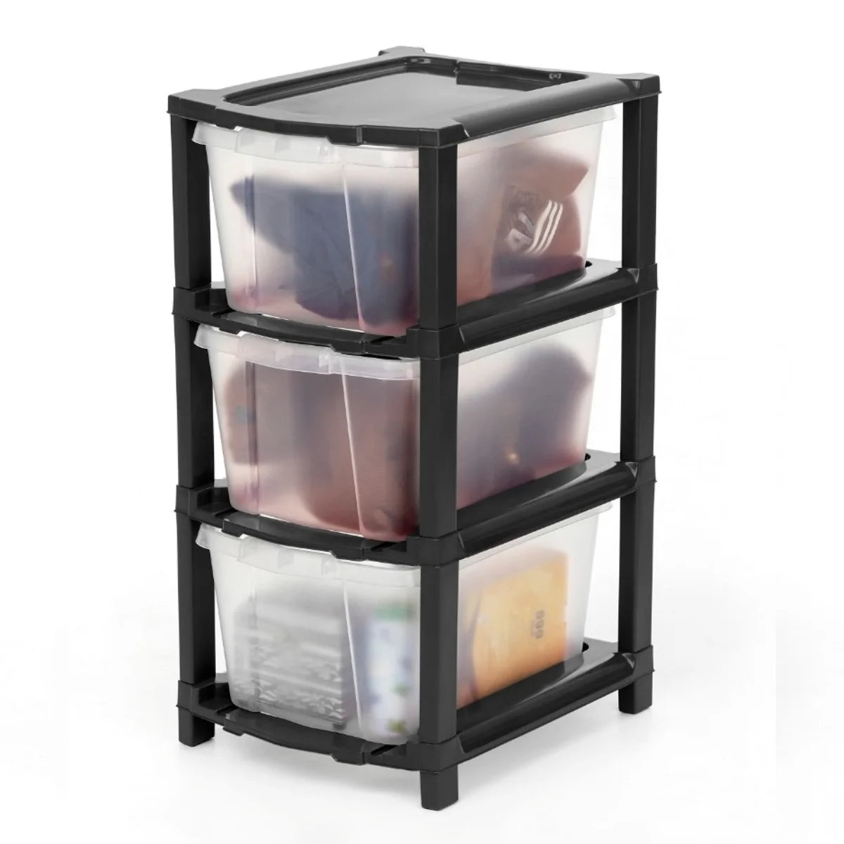 PALAK 3XL Classic Transparent Drawer Storage Unit