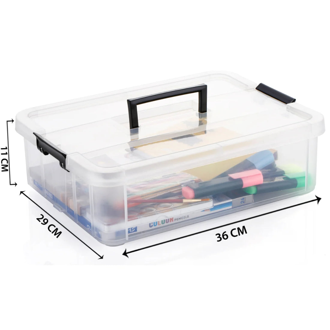 PALAK Plastic Utility Container  - 10 L (Black)