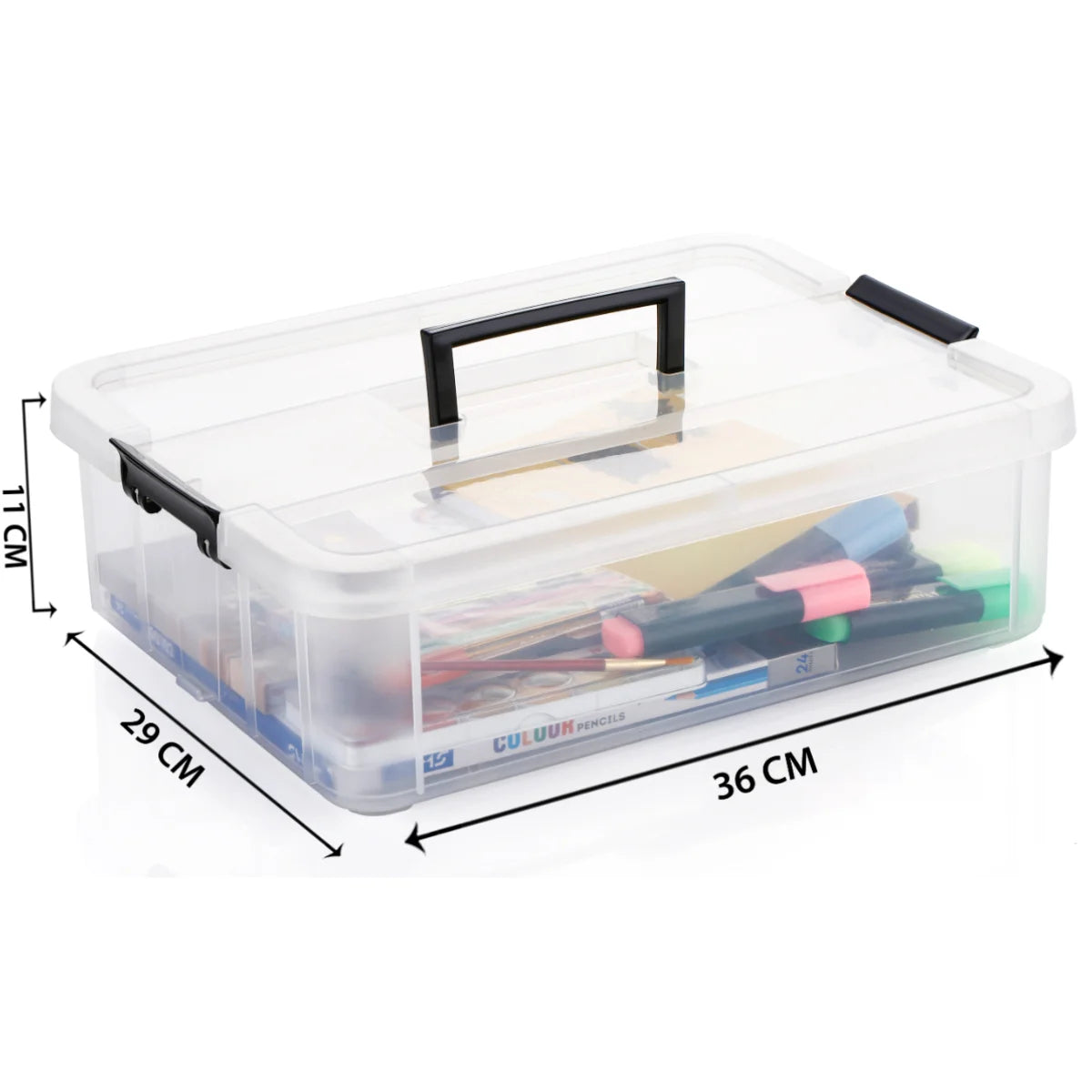 PALAK Plastic Utility Container  - 10 L (Black)